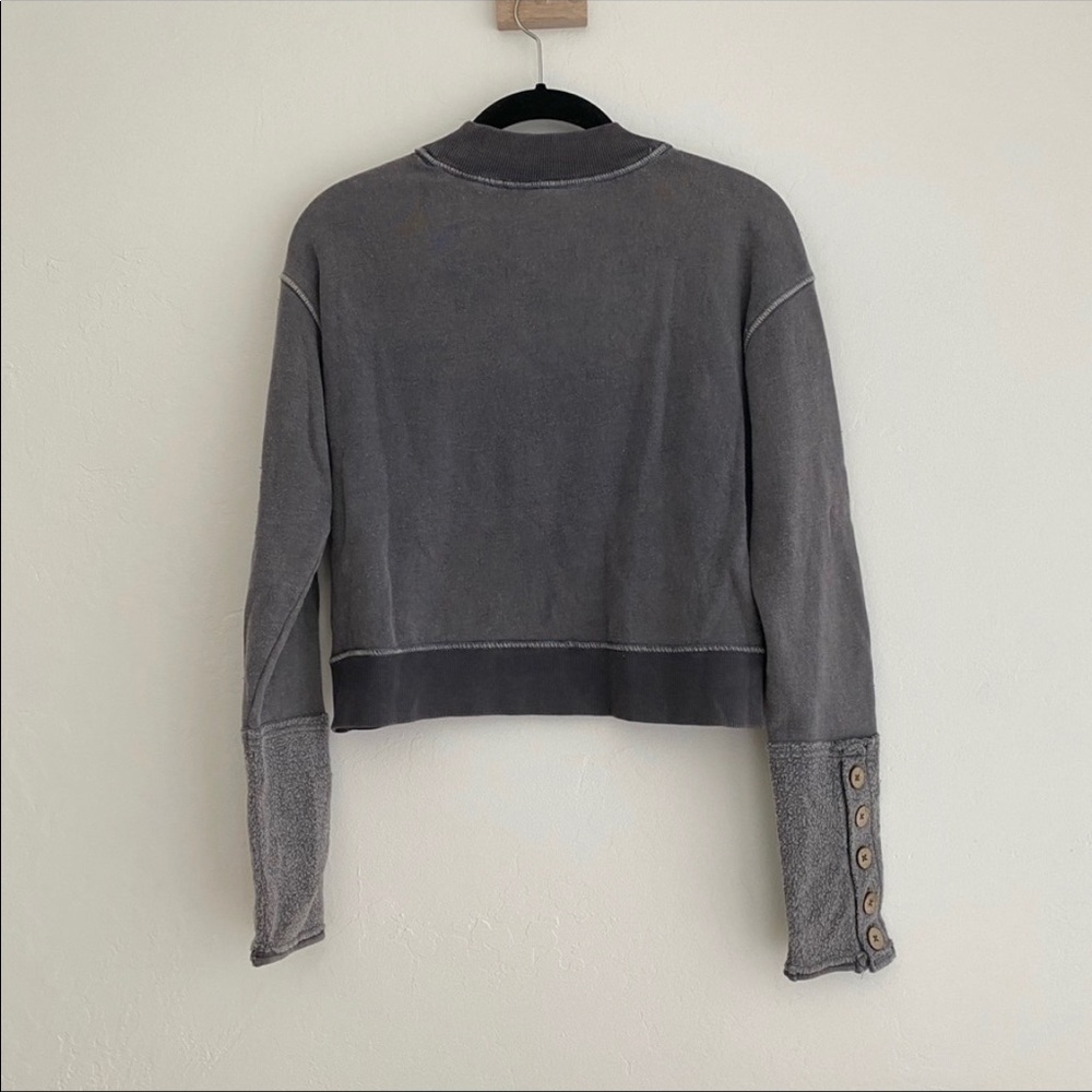 Free People look ahead crop sweatshirt - Picture 3 of 8